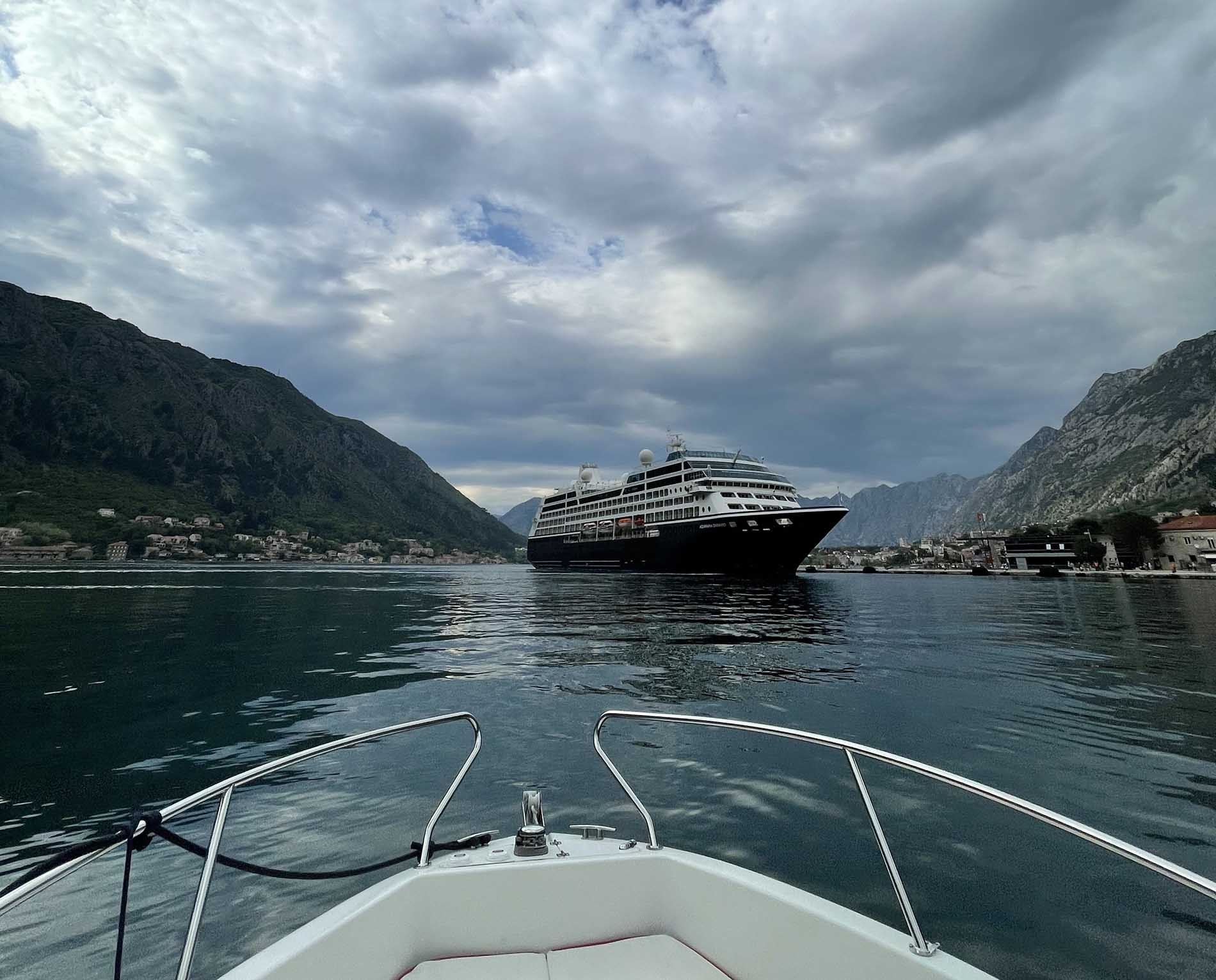 “Let the clouds guide you through a memorable exploration of Kotor's hidden gems such as Blue Cave and island Our Lady of the Rocks.”